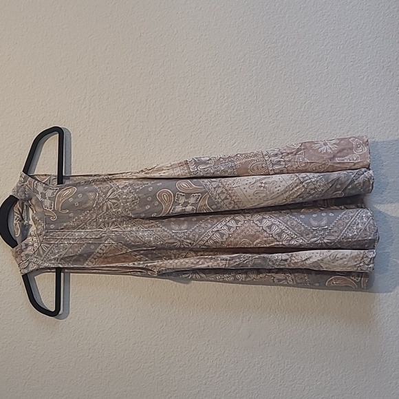 Free People Intimately Pink/Blue Muted Pallet Sleeveless Dress Size M - Picture 3 of 9